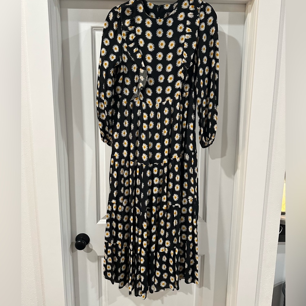 Zara sunflower midi dress
